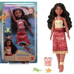 NEW Disney Moana 2 Swimming Tautai Moana Color Change 11'' Doll Figure